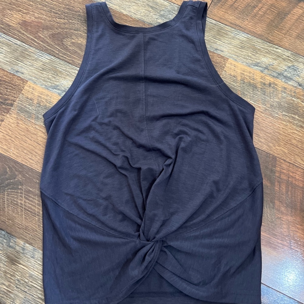 Athleta Black Twist Tank Top